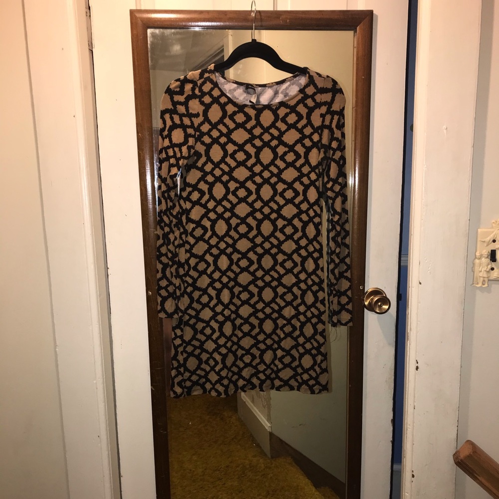 Black and Tan Dress